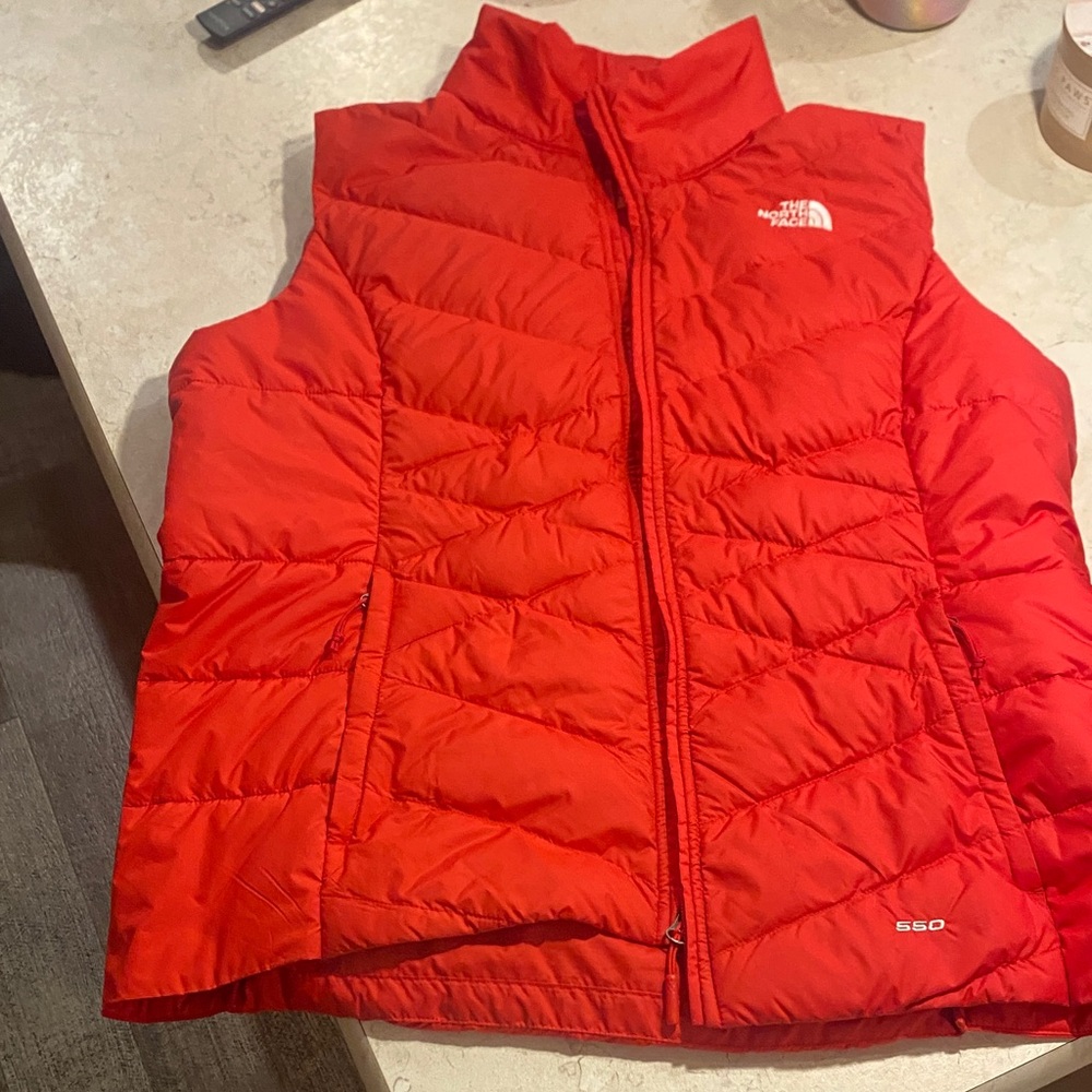 The North Face Fiery Red Quilted Vest